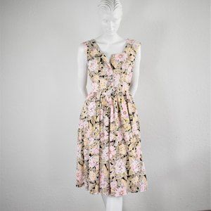 Vintage Robbie Bee Floral Dress w/ Pockets!